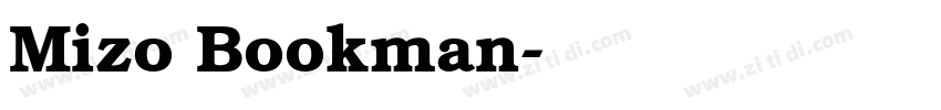 Mizo Bookman字体转换